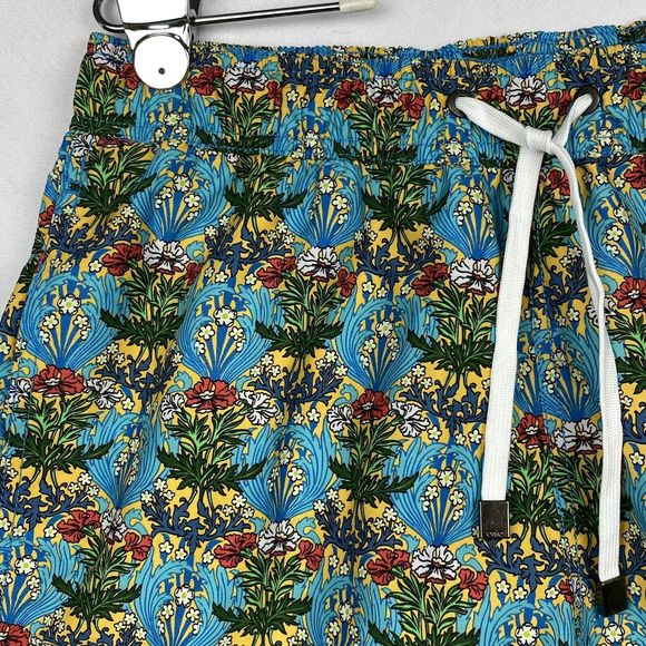 NWT Onia Mens Small Charles 7 Swim Trunks Floral Coral Vines Liberty Lined $225 - Picture 9 of 16